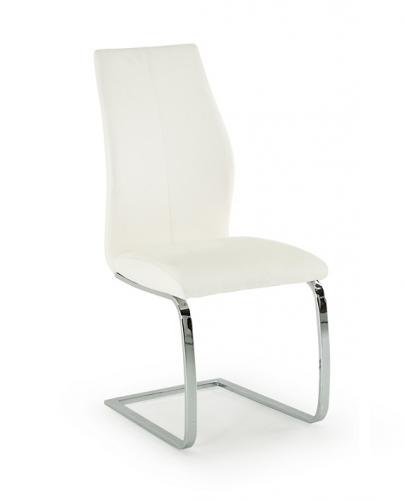 Eton Faux Leather Dining Chair in White